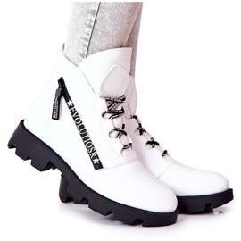 Botas Aquecidas Com Pêlo Sergio Leone Branco TR740 Botas Aquecidas Com Pêlo Sergio Leone Branco TR740