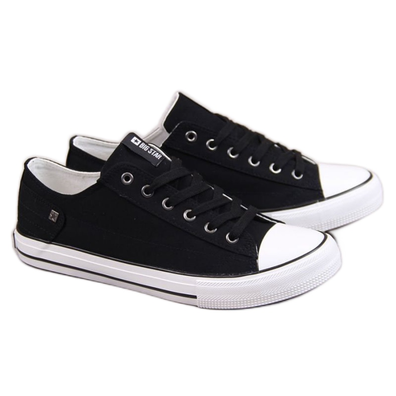 Tênis de cano baixo Big Star M DD174273 preto
