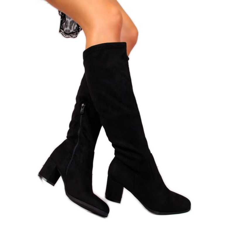 Botas Vinceza W JAN34A com reviravolta isoladas pretas preto Botas Vinceza W JAN34A com reviravolta isoladas pretas preto