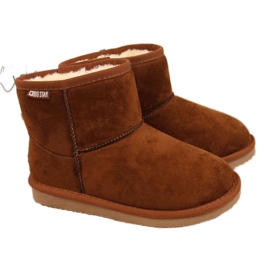 Botas de neve isoladas Big Star Jr GG374082 marrom branco