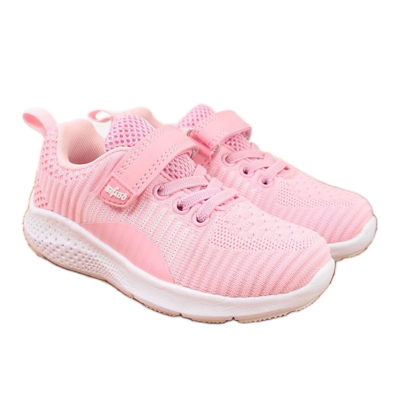 Sapatos Befado BEF27A Jr rosa branco