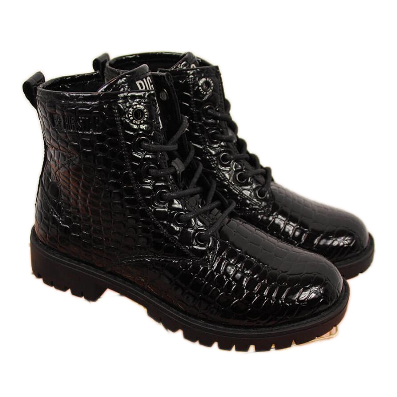 Botas pretas Big Star Jr II374044 branco preto