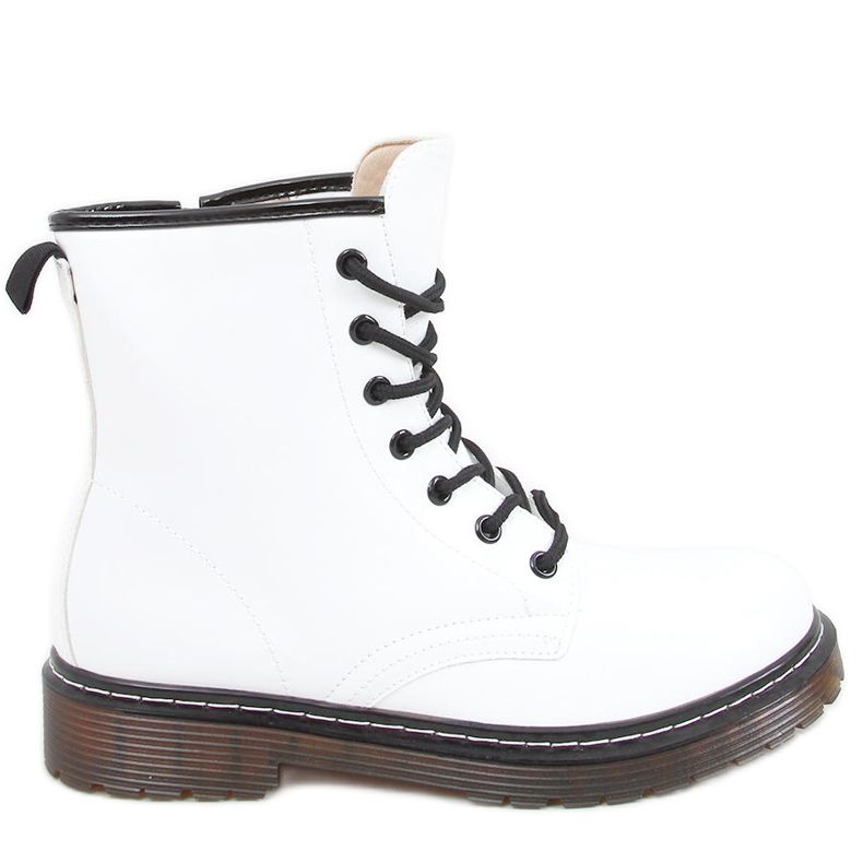 Botas femininas Martensiaki Dona White branco
