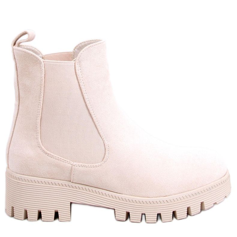 Chelsea feminino com botas Nasty Beige bege Chelsea feminino com botas Nasty Beige bege