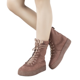 Tênis Soliz rosa de inverno