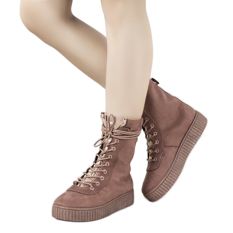 Tênis Soliz rosa de inverno