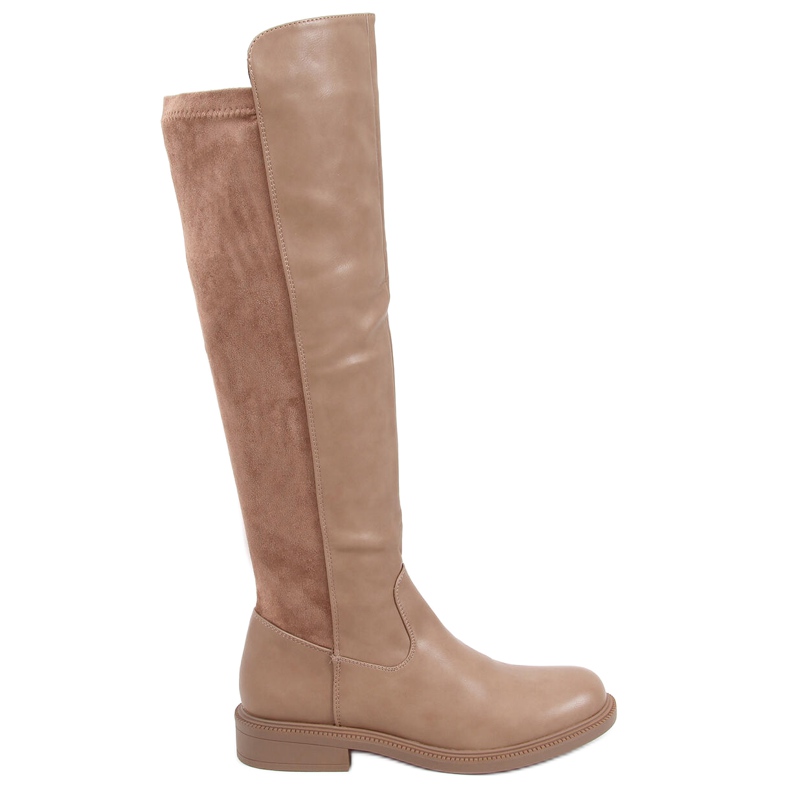 Botas de montaria femininas Arles Khaki bege cáqui