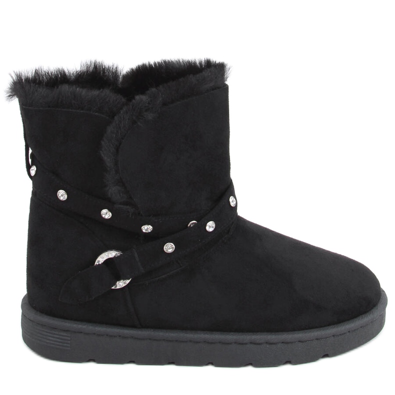 Botas de neve femininas Emusy Liv Black preto