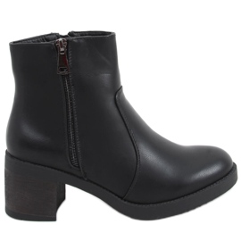 Botas de salto largo Forra Black preto