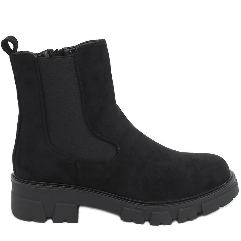 Botas Hege Black camurça Chelsea preto
