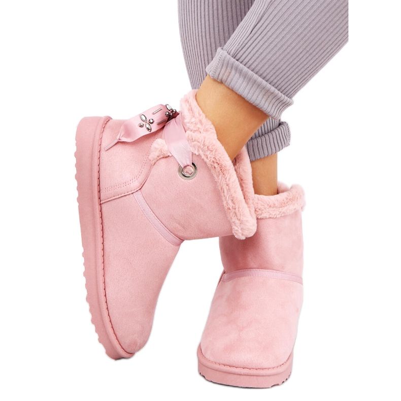 Botas de neve Emusy Silki Pink rosa