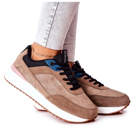 Calçados esportivos Memory Foam Big Star II274407 marrom-preto castanho