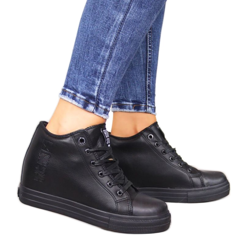 Tênis Black Wedge Big Star W EE274127 preto