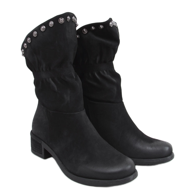 Botas femininas Parri Black preto