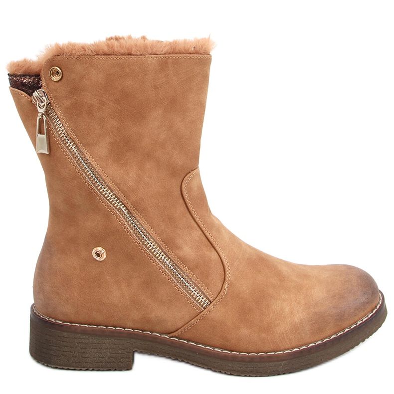 Botas Double Camel 2 em 1 castanho