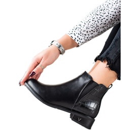 W. Potocki Botas pretas potocki clássicas preto