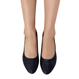 Bailarinas pretas de camurça ecológica da Silma preto Bailarinas pretas de camurça ecológica da Silma preto