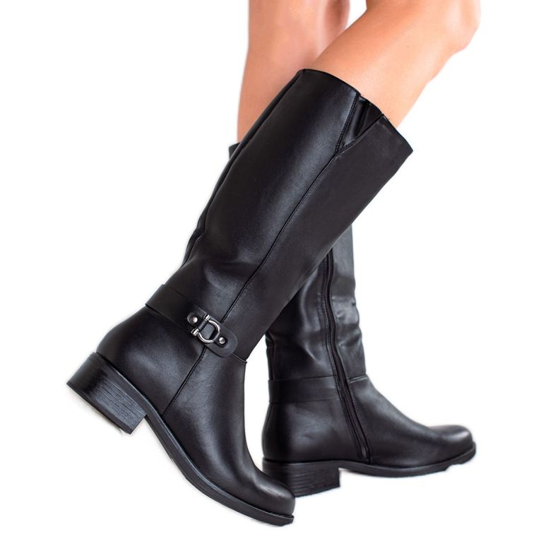 Clowse Botas pretas casuais preto