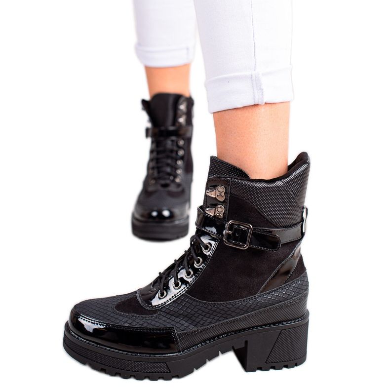 Queen Vivi Trabalhadores Negros Elegantes preto