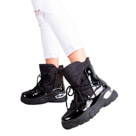 W. Potocki Botas de neve pretas clássicas Potocki preto
