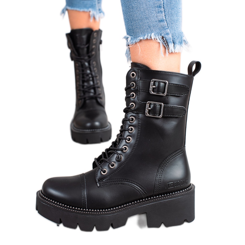 Botas femininas Big Star II274113 preto