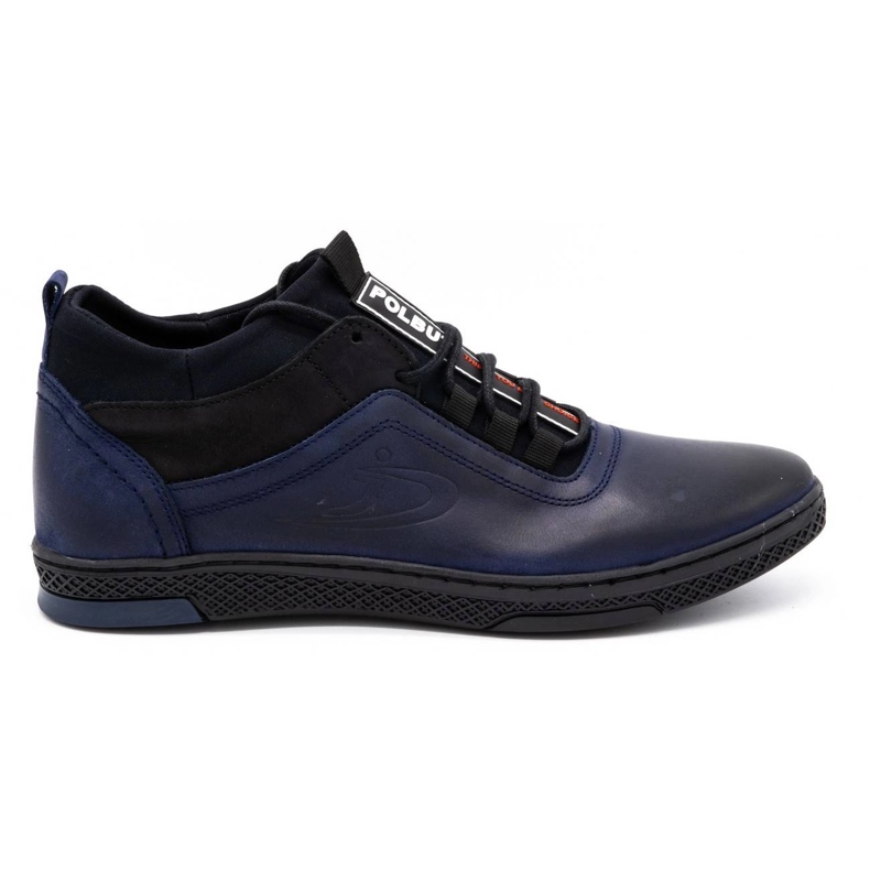 Polbut Sapatos de inverno masculino K27F azul marinho escuro