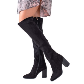Goodin Botas Com Salto Decorativo preto