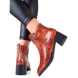 Filippo Botas elegantes com isolamento marrom