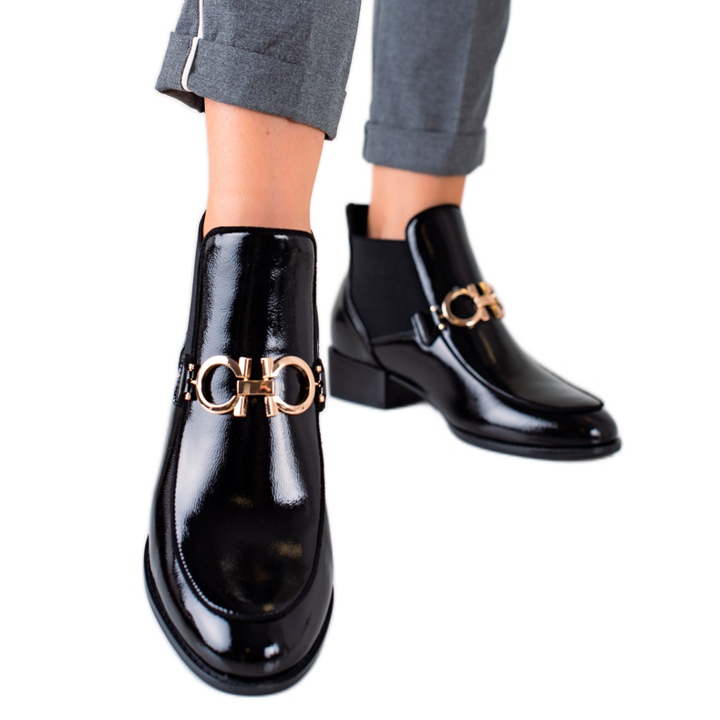 W. Potocki Botas potocki preto dourado