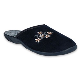 Sapatos femininos Befado pu 235D179 azul marinho