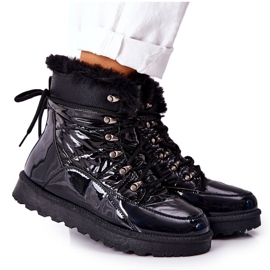 POTOCKI Botas de neve altas com isolamento de pele, Black Sneezy preto POTOCKI Botas de neve altas com isolamento de pele, Black Sneezy preto