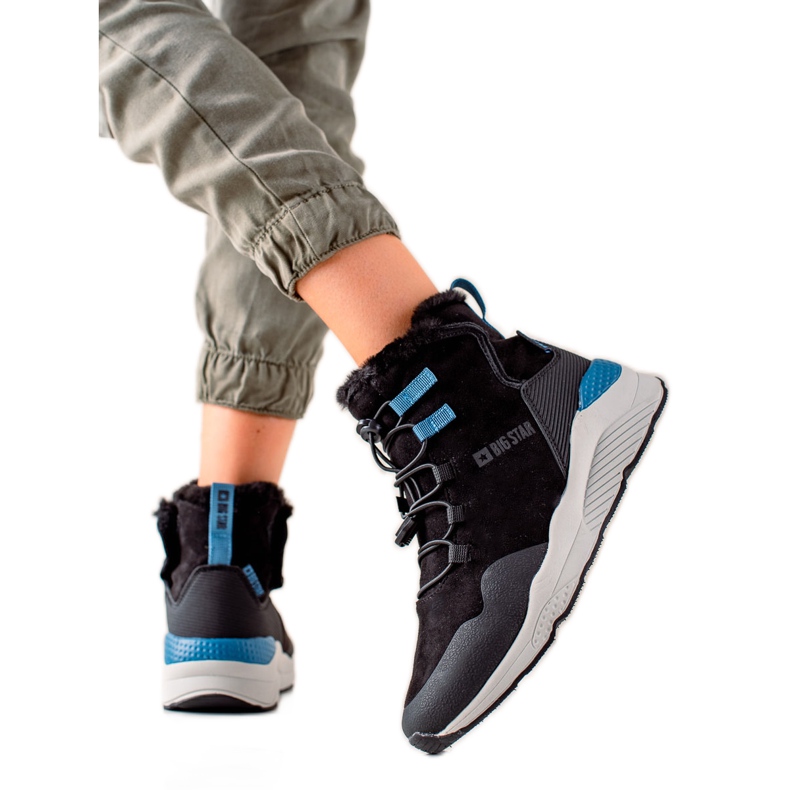 Botas de neve femininas Big Star II274261 preto