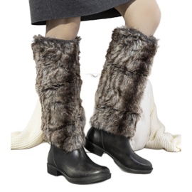 Botas de chuva cinza com pele Melgar