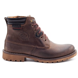 Mario Pala Botas de inverno 754 marrom escuro