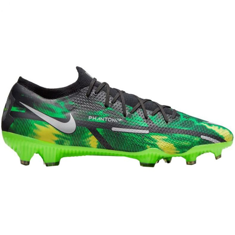 Chuteiras Nike Phantom GT2 Pro Fg Sw M DM0734 003 multicolorido verde