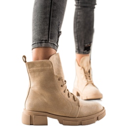 Goodin Trabalhadores de camurça bege