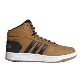 Tênis Adidas Hoops 2.0 Mid M EE7371 marrom