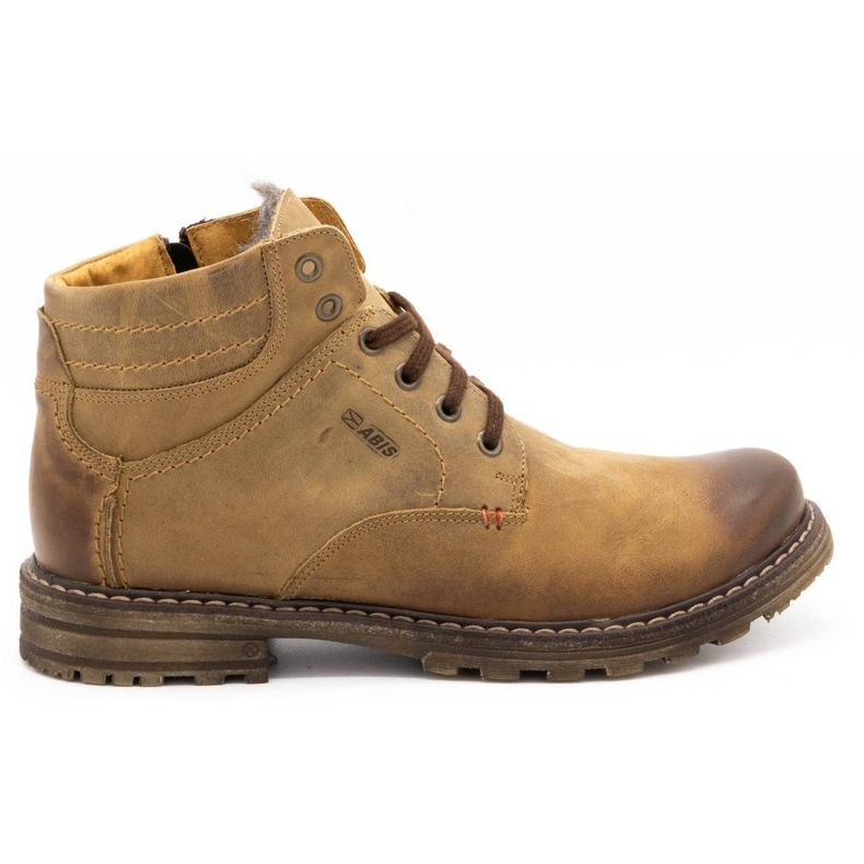 ABIS Sapatos masculinos quentes 197 castanhos