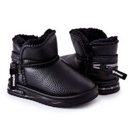 PA1 Botas de neve infantis pretas Frosty ['preto'] preto