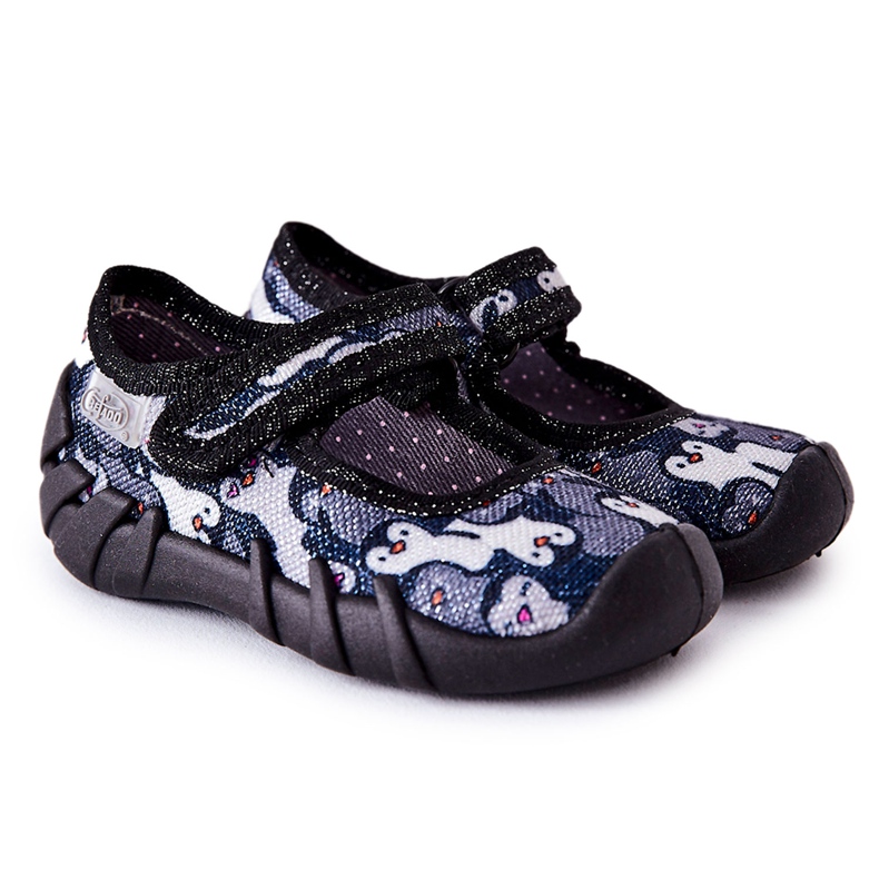 BEFADO S.A. Chinelos Pinguins Inblu 109P239 Preto