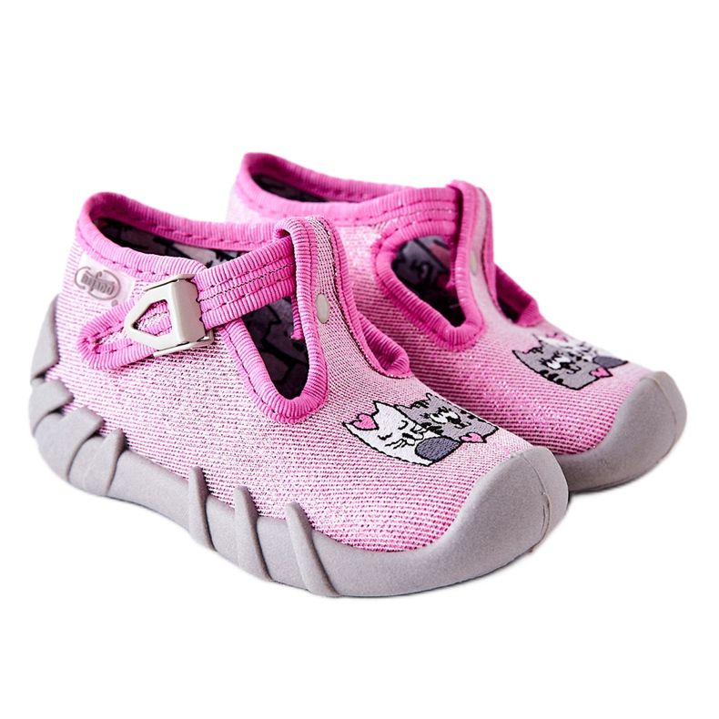 BEFADO S.A. Chinelos Gatinhos Inblu 110P436 Rosa