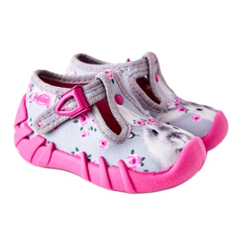 BEFADO S.A. Chinelos Inblu Bunny 110P425 Cinza-Rosa