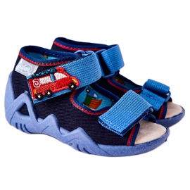 BEFADO S.A. Sandálias Inblu Com Velcro 350P014 Azul Marinho azul-marinho