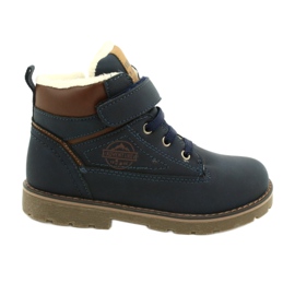Trabalhadores isolados com pele American Club GC29 / 21 Navy marrom azul-marinho