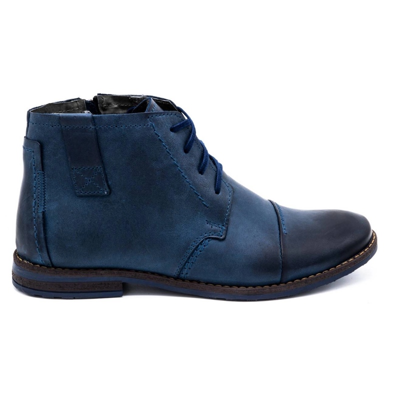 Olivier Botas de inverno masculinas 315 MP azul marinho