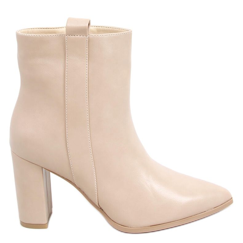 Botas na postagem Viva Beige bege