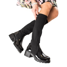TRENDI Botas confortáveis preto TRENDI Botas confortáveis preto
