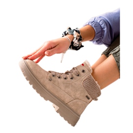 Goodin Caçadores Bege Com Pele de Carneiro