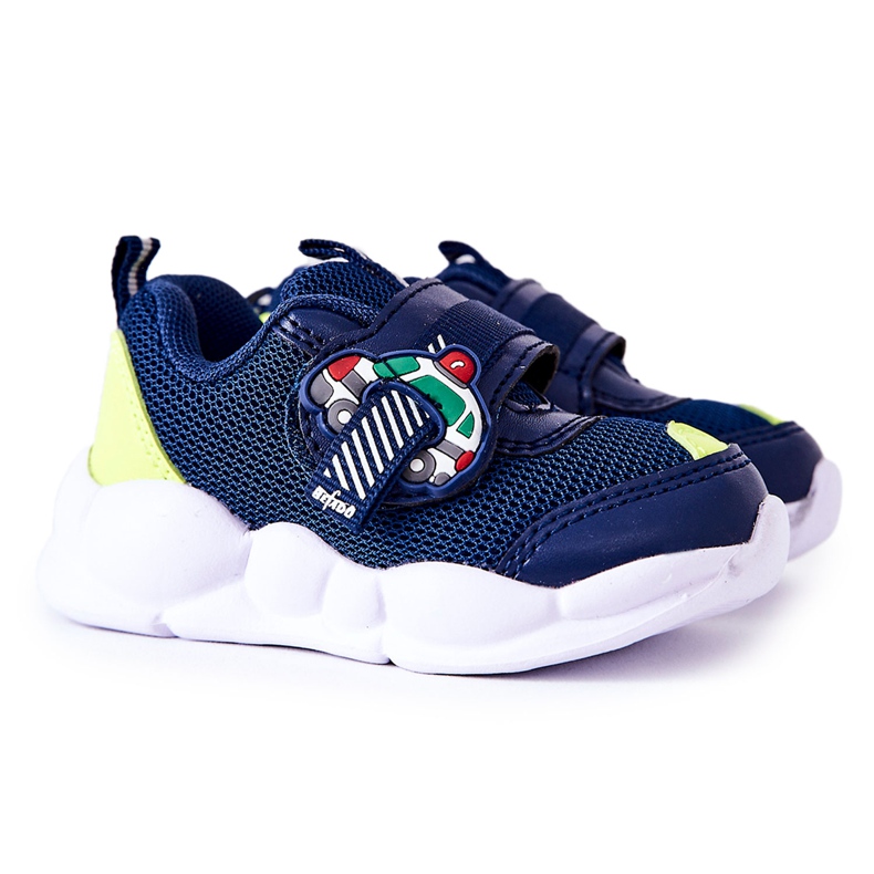 BEFADO S.A. Calçados infantis esportivos com velcro Befado 516P094 azul marinho