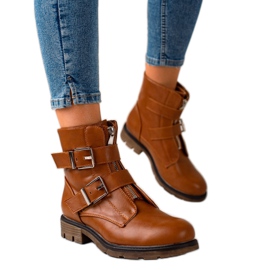 Kayla Trabalhadores casuais marrons castanho